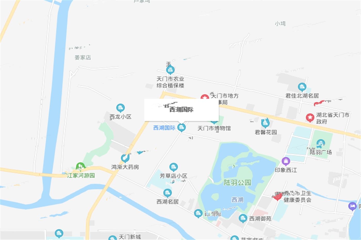 西湖国际位置交通图