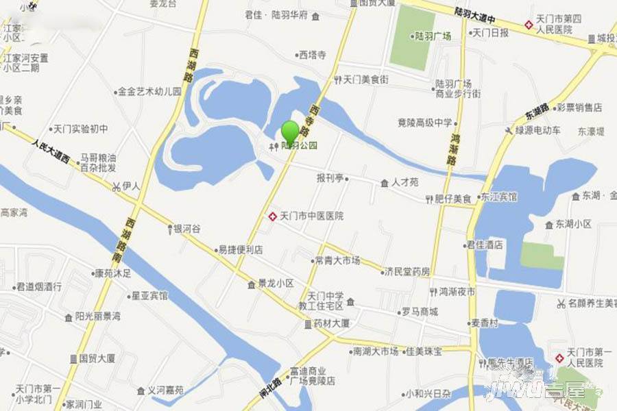 君佳陆羽华府位置交通图1